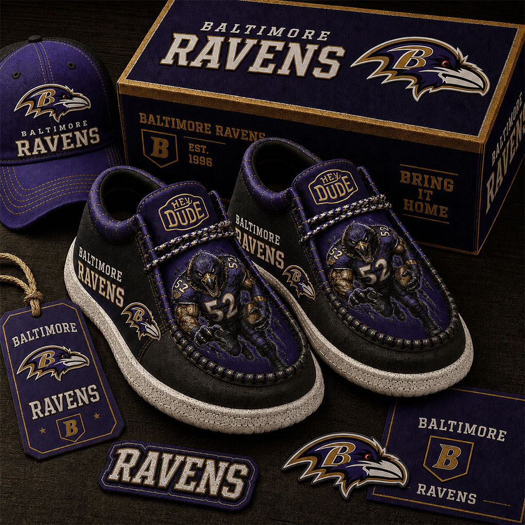 Baltimore Ravens Shoes Gameday Loafers Baltimore Ravens Merch Best Football Gifts Baltimore Ravens Shoes Gameday Loafers Baltimore Ravens Merch Best Football Gifts