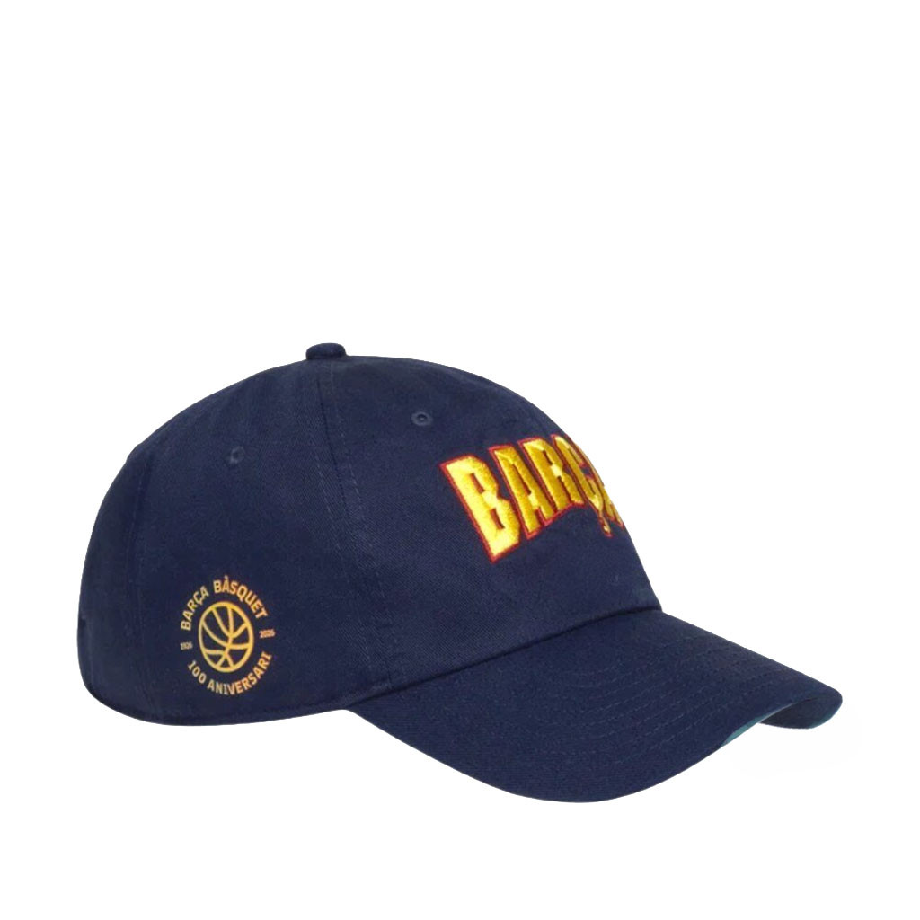 Barca Basquet 100Th Anniversary Hat Embroidered FC Barcelona Basquet Merch Basketball Fan Gear Barca Basquet 100Th Anniversary Hat Embroidered FC Barcelona Basquet Merch Basketball Fan Gear