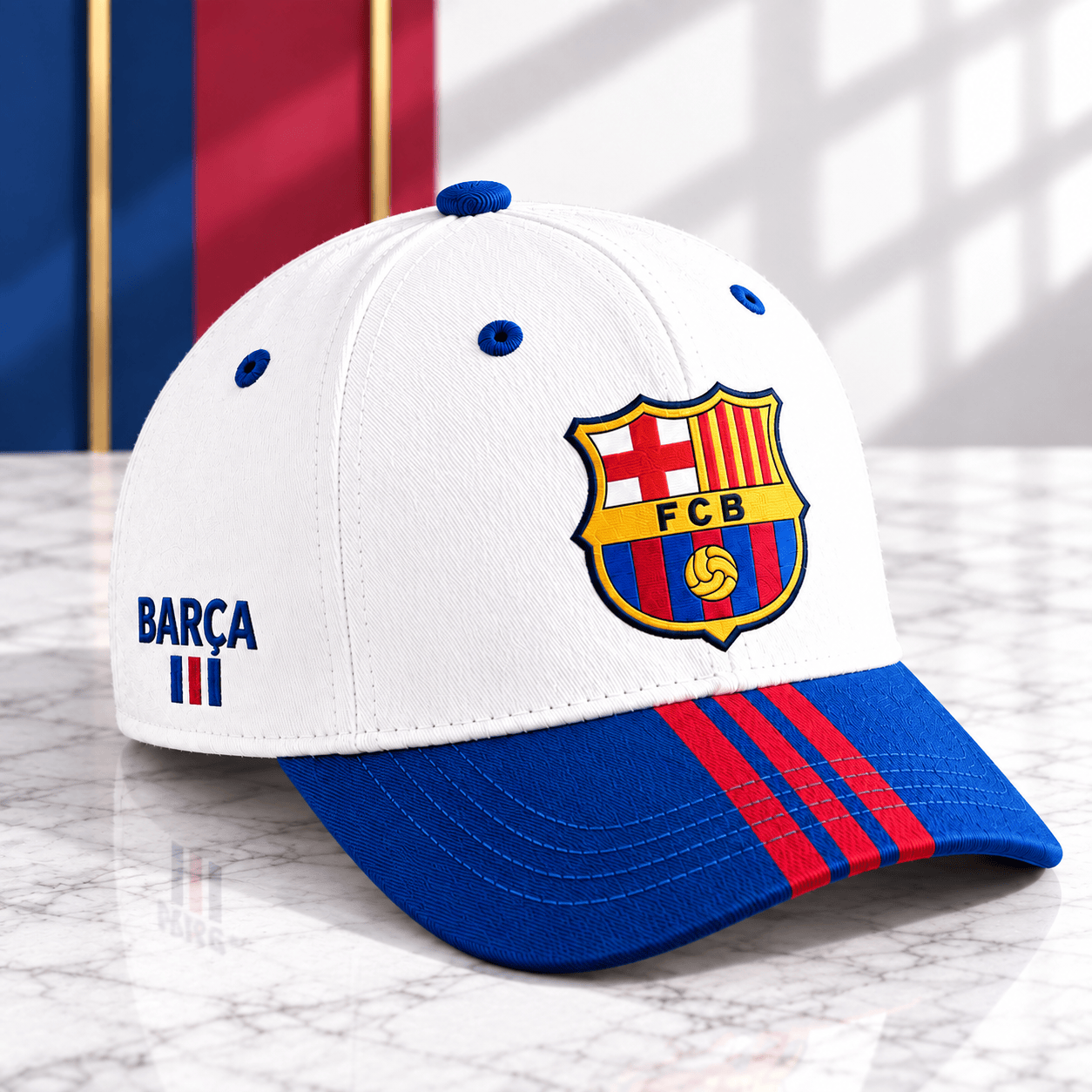 Barca FC Sportline 2026 Hat FC Barcelona Merch Best Gift For Soccer Lovers