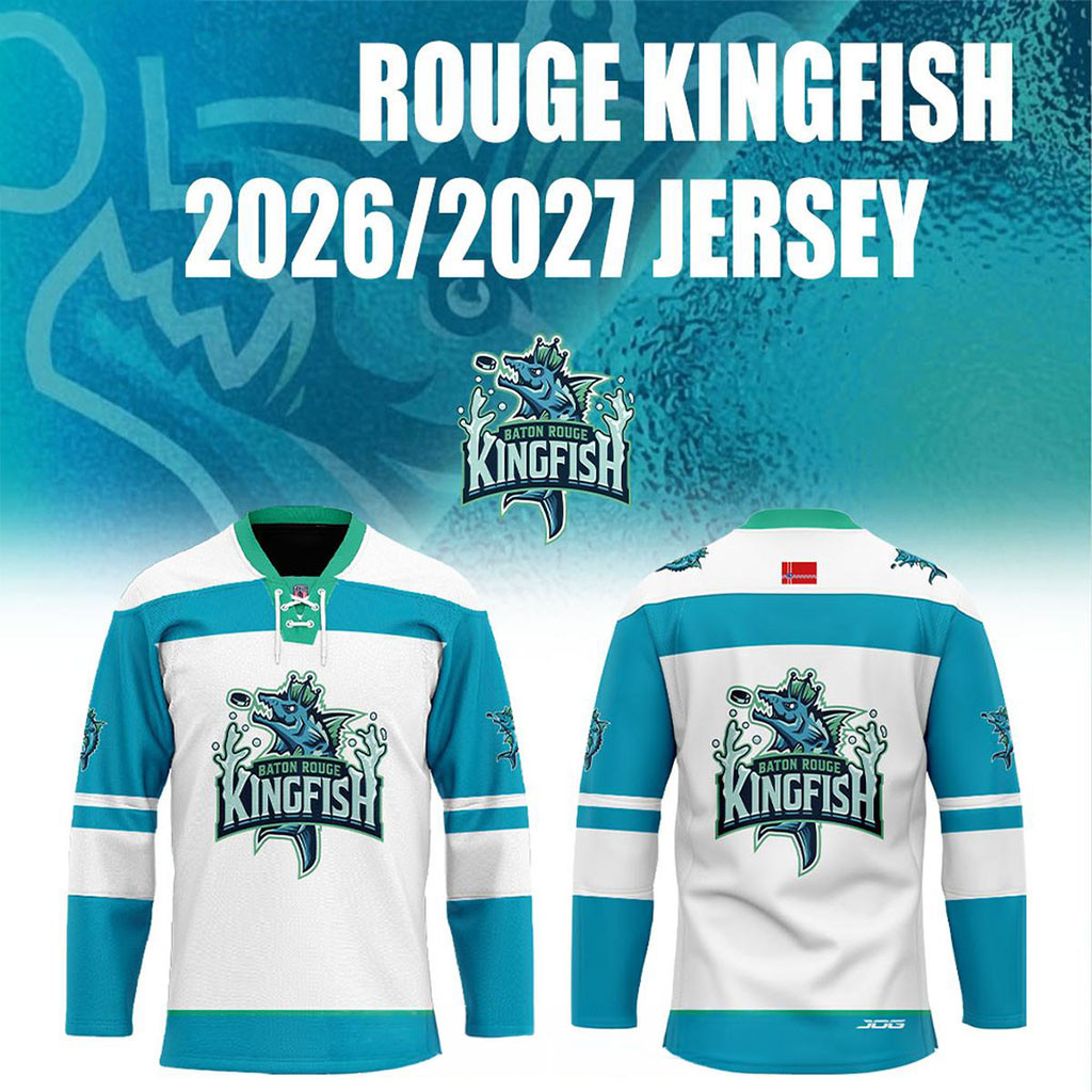 Baton Rouge Kingfish Merch 2026 2027 New Threads New Season Hockey Jersey Gift For Fans