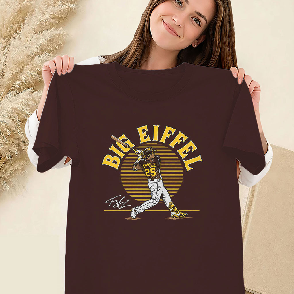 Big Eiffel Shirt Ty France San Diego Padres Baseball Tee Padres Merch Gift For Baseball Fan