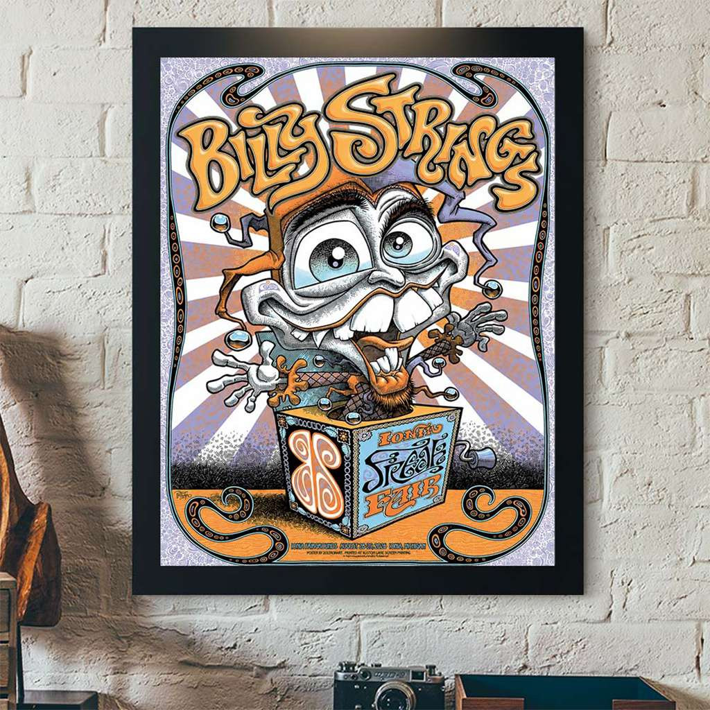 Billy Strings Ionia Freak Fair 2026 Event Poster Billy Strings Merch Wall Decor For Living Room
