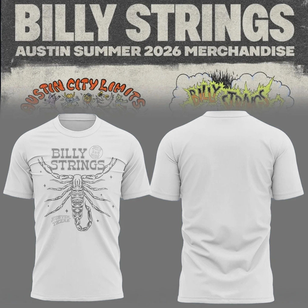 Billy Strings Summer Tour 2026 T-Shirt Scorpion Shirt Billy Strings Merch Music Lover Gifts