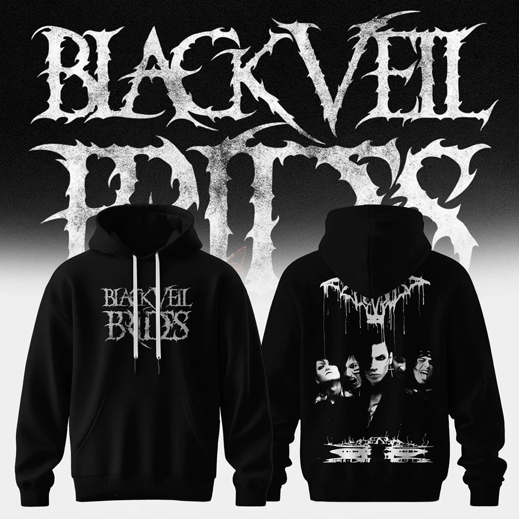 Black Veil Brides Merch Vindica Tour 2026 Dark Portrait Hoodie BVB Band Fan Gifts
