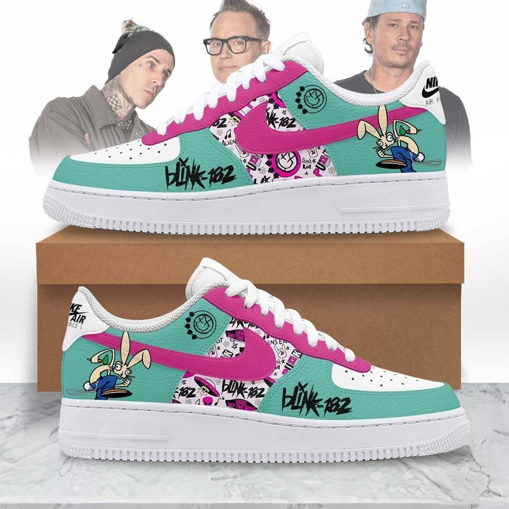 Blink 182 Sneakers Pop Punk Rock Graphic Shoes Blink 182 Merch Best Gift For Band Fans