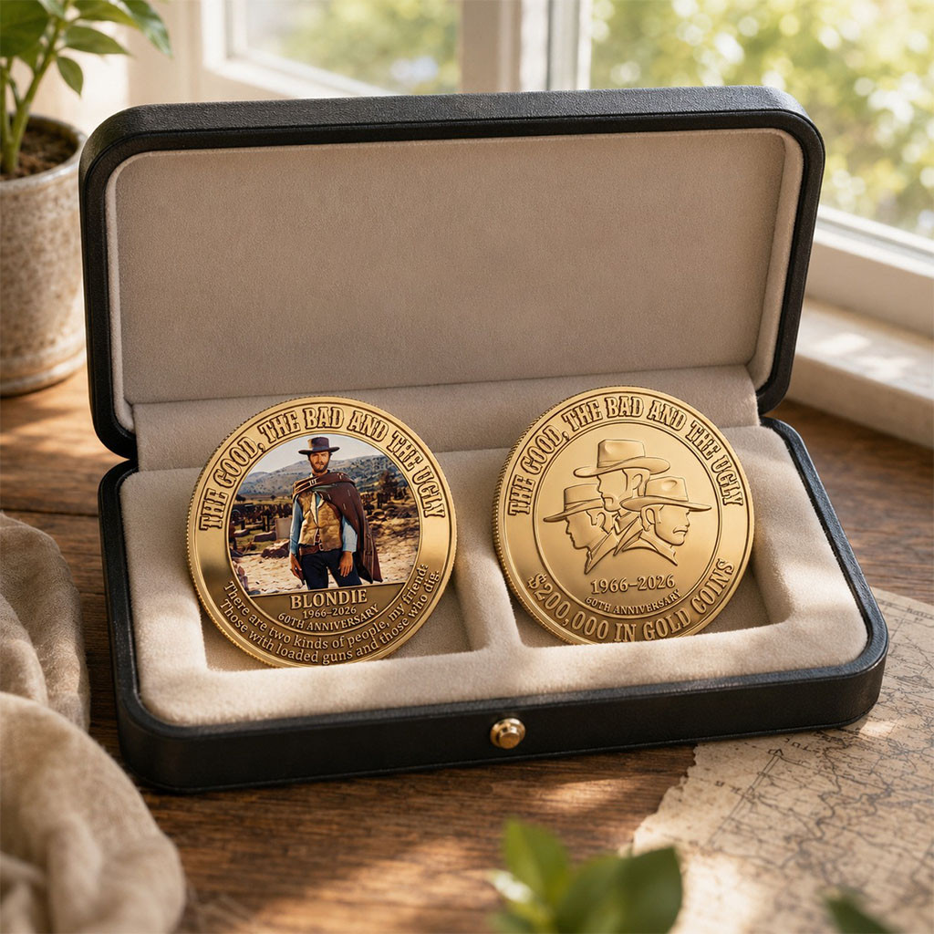 Blondie The Good The Bad And The Ugly 60Th Anniversary Coin Gifts For Movie Fans