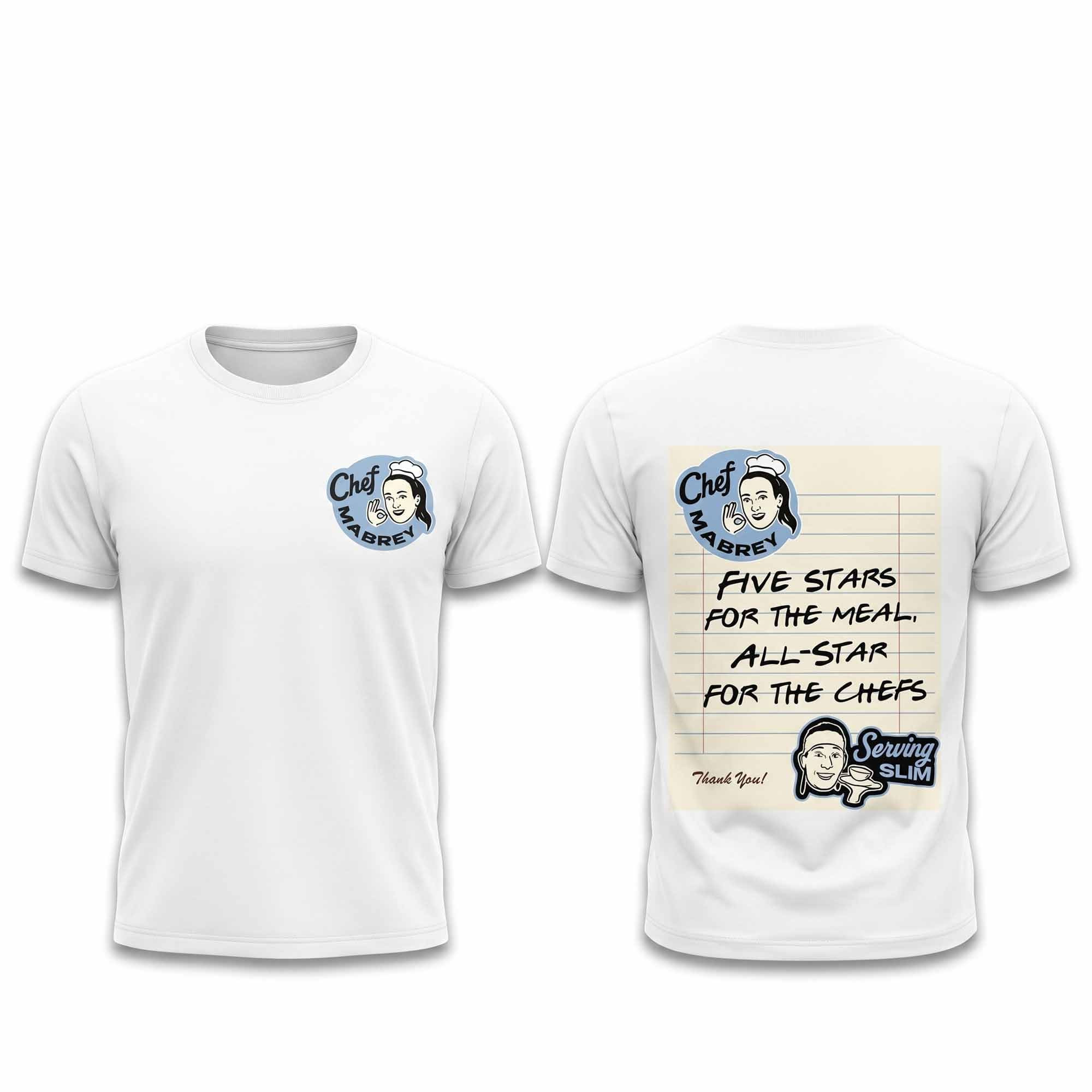 Blue Jays Chef Mabrey Five Stars For The Meal All Star For The Chefs Shirt