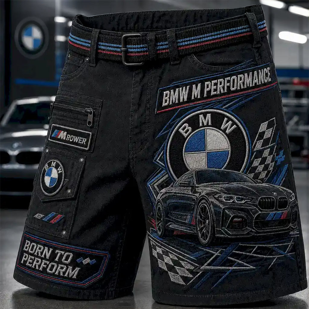 BMW M Performance Born To Perform Shorts BMW Merch Car Lover Gift For Him