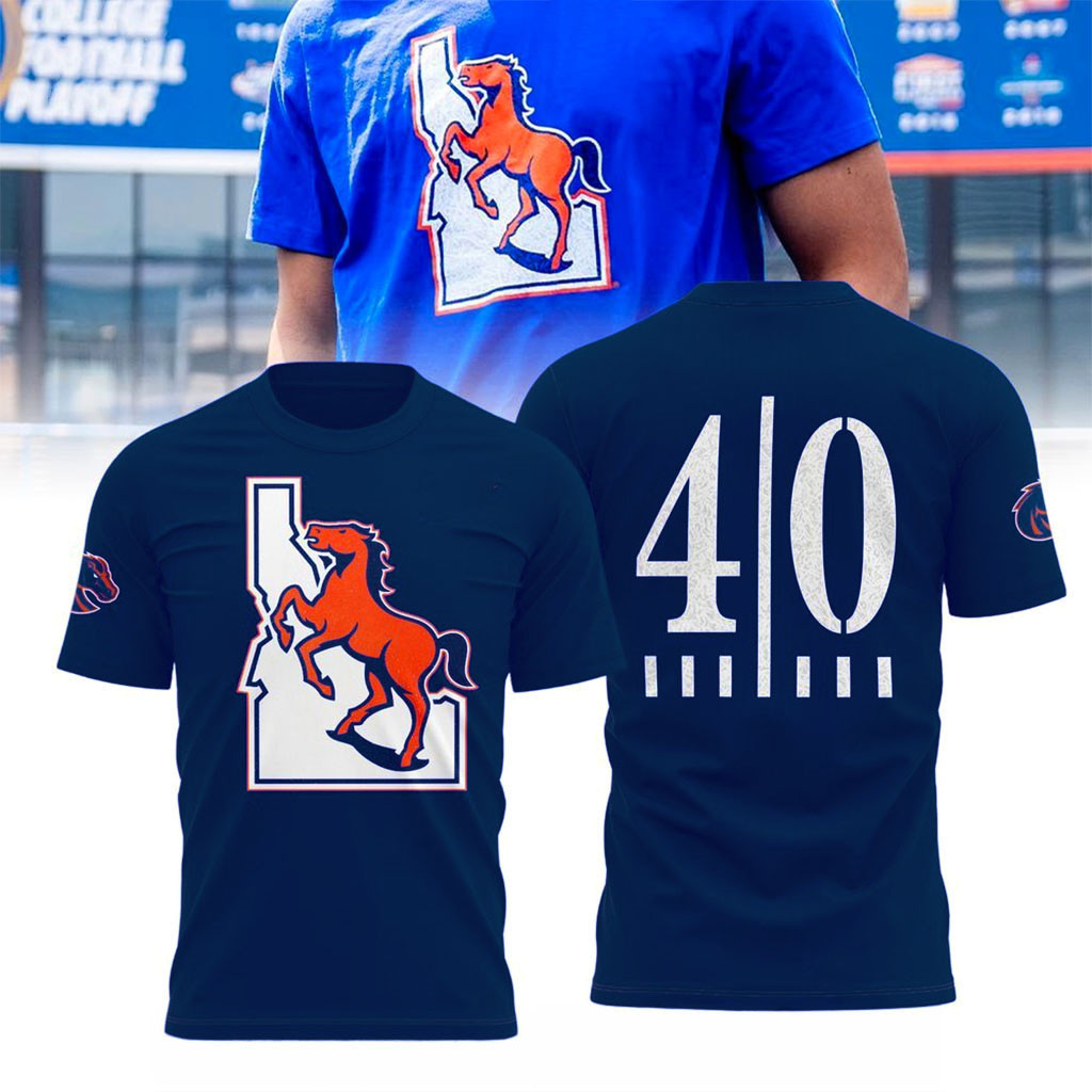 Boise State Broncos 40 Years Of Blue Turf Shirt Boise State Broncos Merch Gift For Boyfriend Boise State Broncos 40 Years Of Blue Turf Shirt Boise State Broncos Merch Gift For Boyfriend