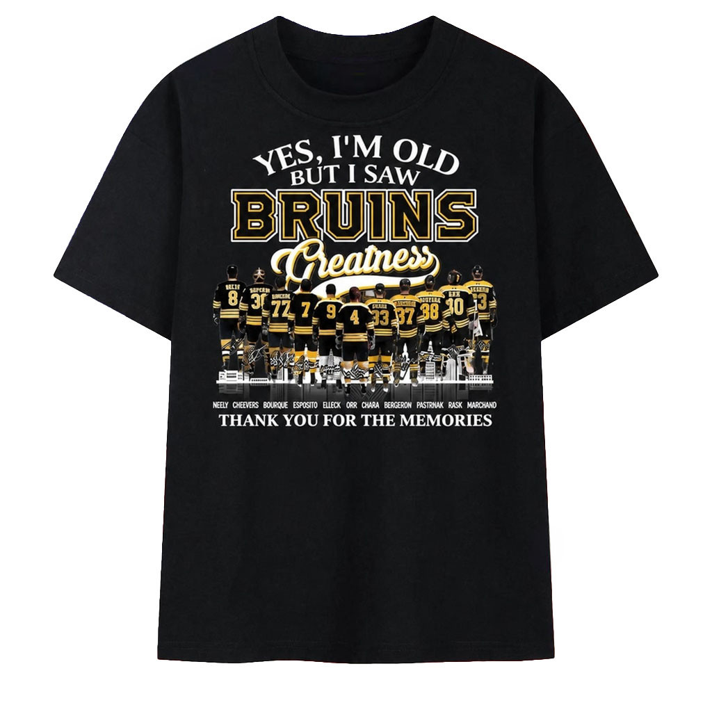 Boston Bruins Legends Greatness Vintage Hockey T-Shirt Boston Bruins Merch Gift For Hockey Fans