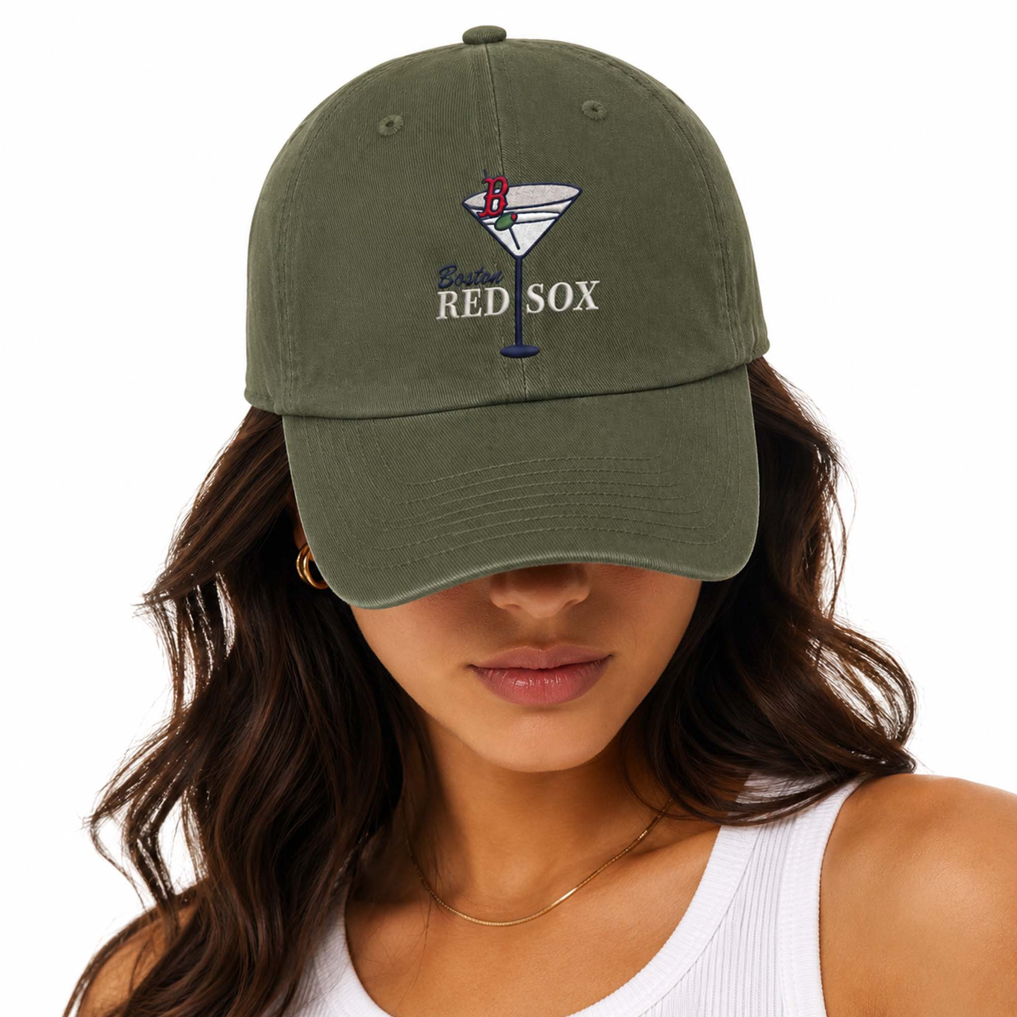 Boston Red Sox Olive Martini Hat