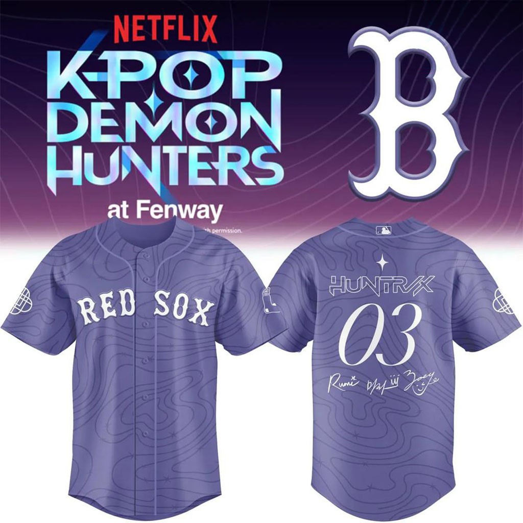 Boston Red Sox X K-Pop Demon Hunters Special Edition Jersey Boston Red Sox Merch Fan Gifts Boston Red Sox X K-Pop Demon Hunters Special Edition Jersey Boston Red Sox Merch Fan Gifts