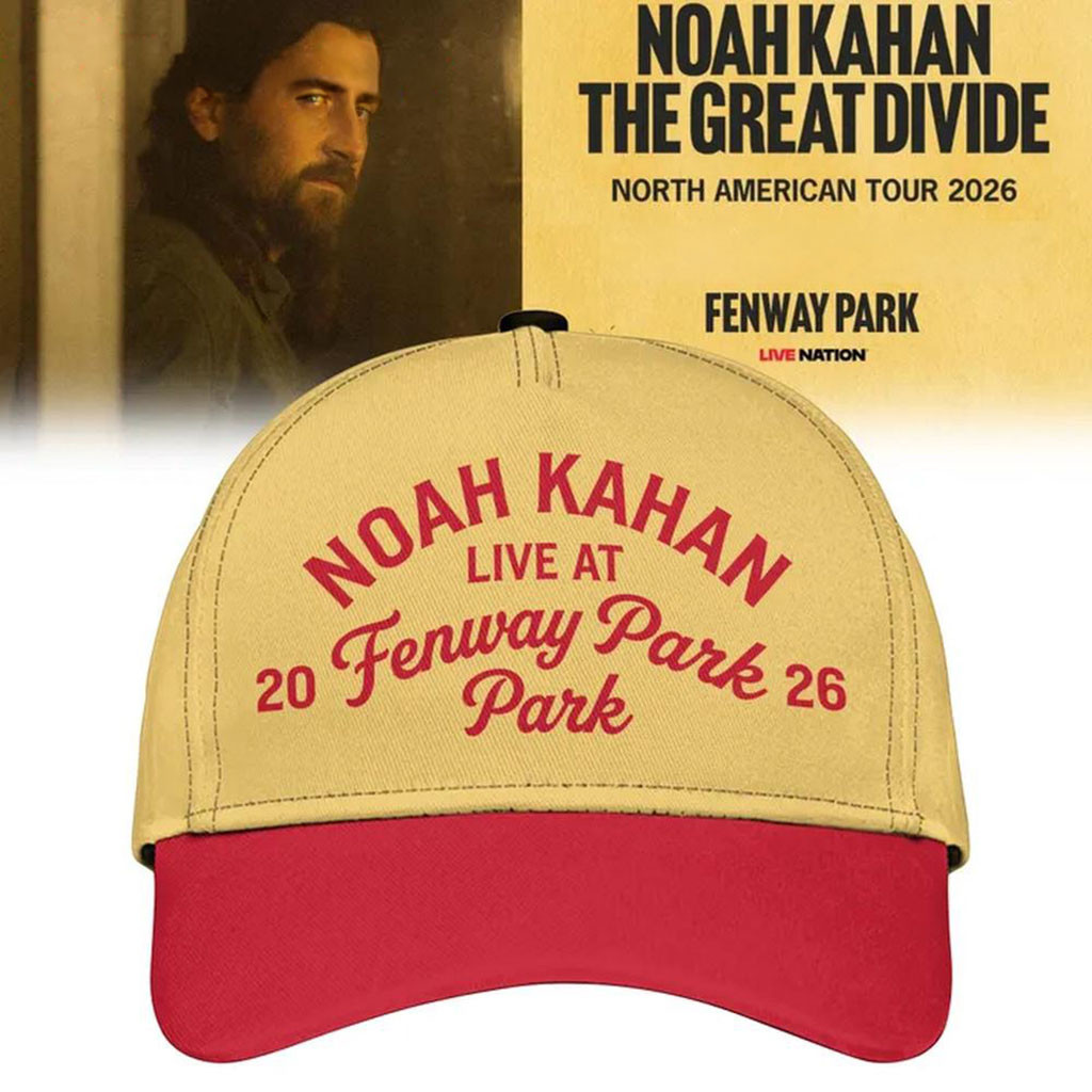 Boston Red Sox X Noah Kahan The Great Divide Tour 2026 Hat Noah Kahan Concert Merch Fan Gifts