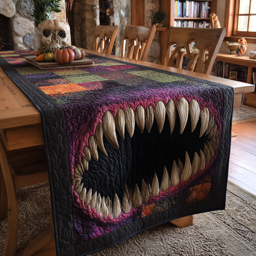 Bottomless Bite Quilted Table Runner Dining Table Runner Halloween Presents