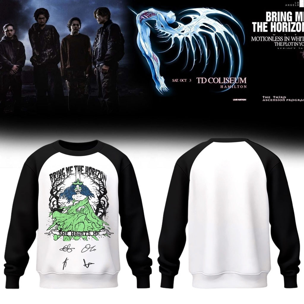 Bring Me The Horizon Merch 2026 She Haunts Me Sweatshirt Presents For Rock Lovers Bring Me The Horizon Merch 2026 She Haunts Me Sweatshirt Presents For Rock Lovers