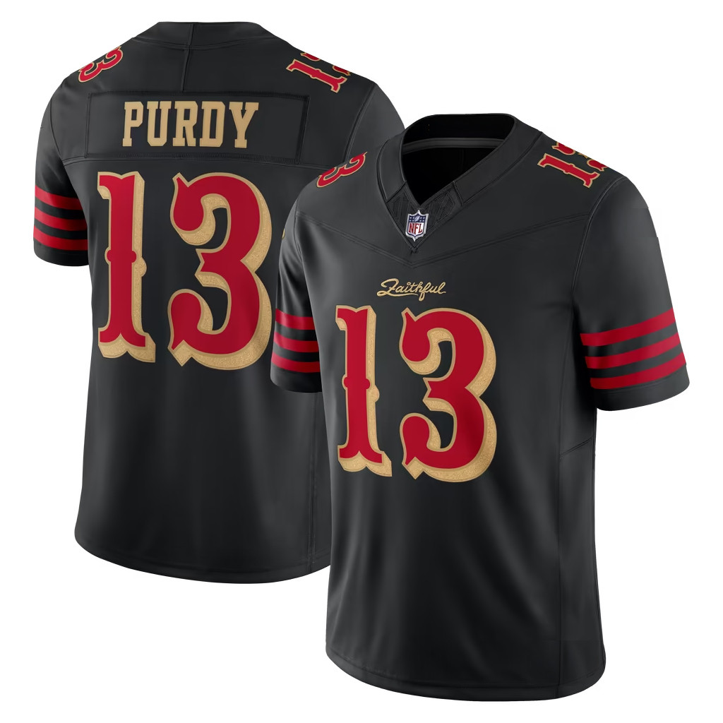 Brock Purdy #13 SF 49ers Rivalries Collection Jersey San Francisco 49ers Merch 2026 Fan Gear