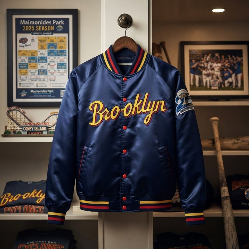Brooklyn Cyclones 25Th Anniversary Baseball Jacket Brooklyn Cyclones Merch Gift For Fans Brooklyn Cyclones 25Th Anniversary Baseball Jacket Brooklyn Cyclones Merch Gift For Fans