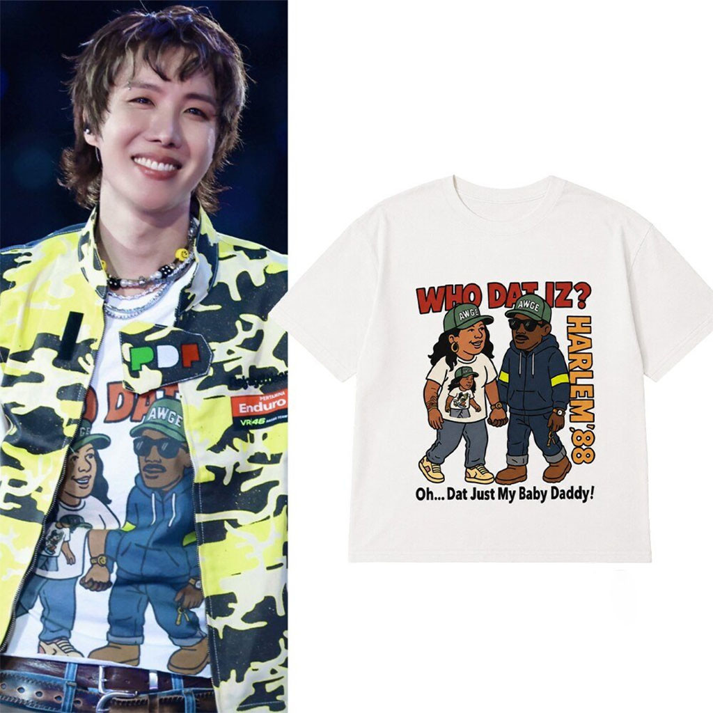 BTS J Hope Awge X ASAP Rocky Harlem 88 Who Dat Iz Shirt BTS World Tour Arirang Merch 2026