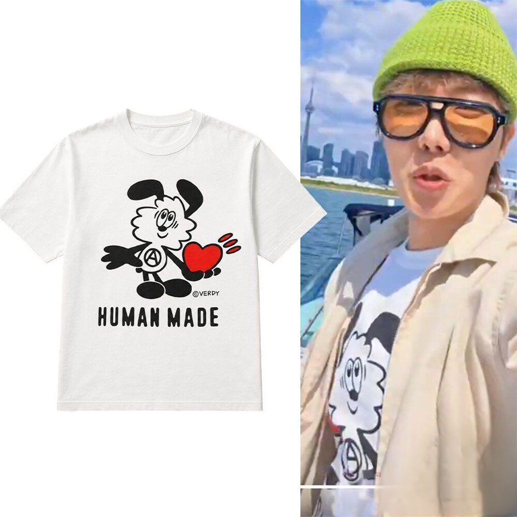 BTS J-Hope Human Made X Verdy In Toronto T-Shirt BTS Merch Gift Ideas For Besties