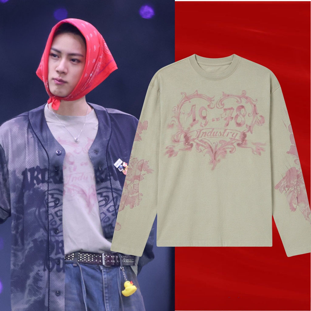 BTS Jin Diesel 1978 Pink Heart Long Sleeve Shirt Seokjin Arirang World Tour In Toronto D1 Merch