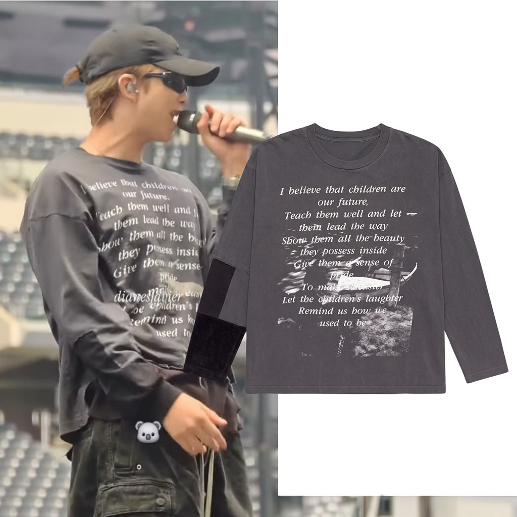 BTS RM Enfants Riches Deprimes The Greatest Love Of All Long Sleeve Shirt BTS Arirang Tour Merch