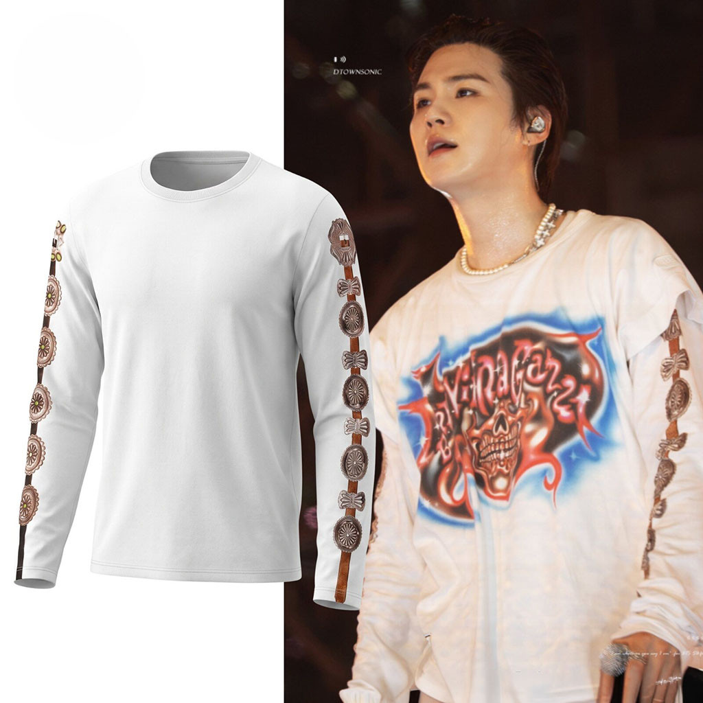 BTS Suga Kapital Concho Belt Long Sleeve Shirt BTS World Tour Arirang Baltimore Merch 2026
