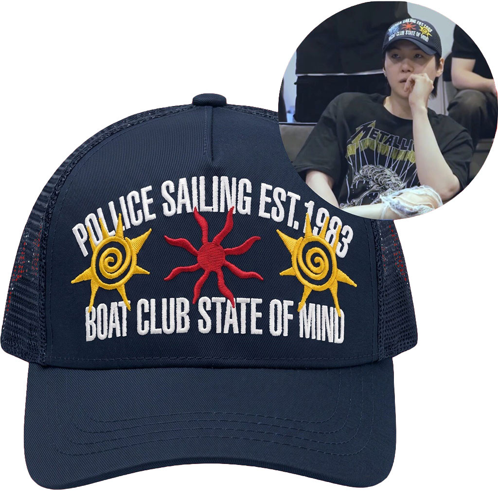 BTS Suga Ocean Totem Nautical Sailing Club State Of Mind Trucker Hat BTS Merch Fan Gifts