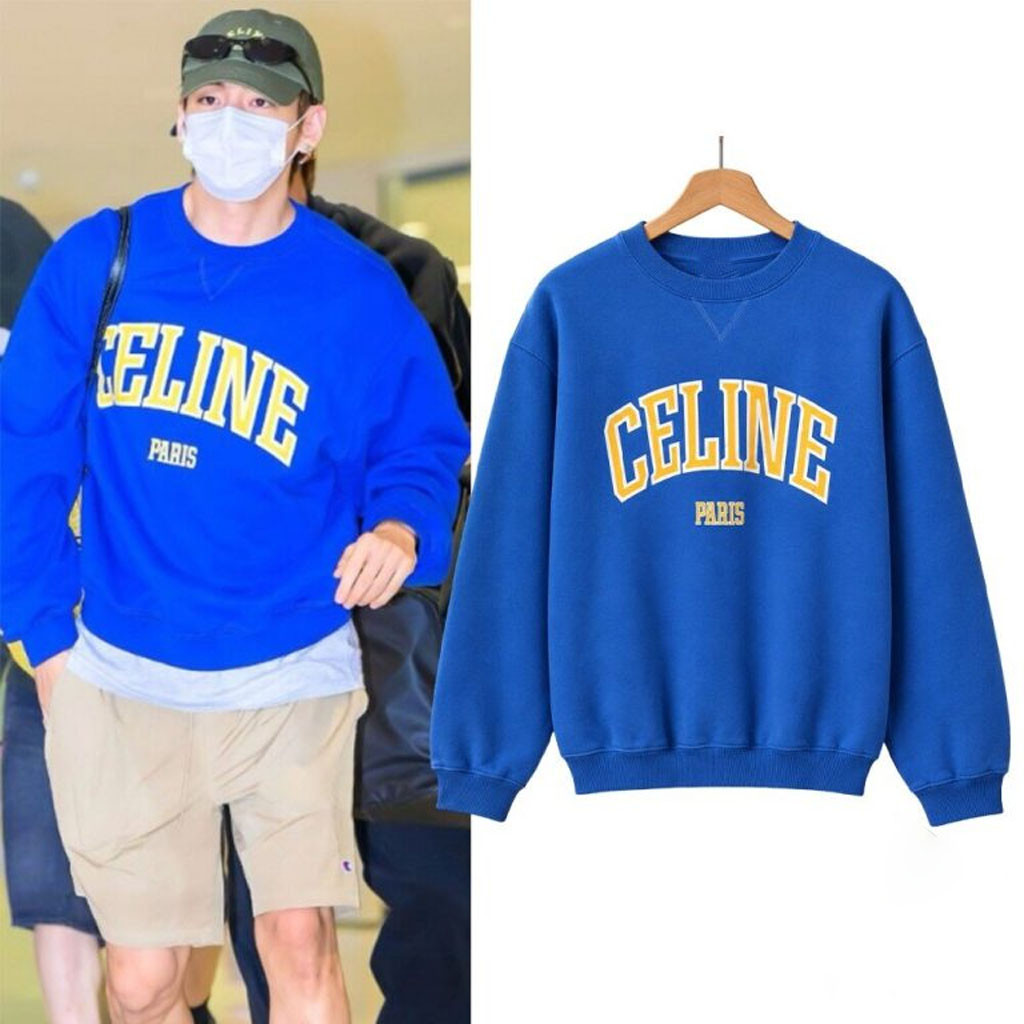 BTS Taehyung V Celine Paris Sweatshirt BTS Merch Best Gift For Kpop Fans