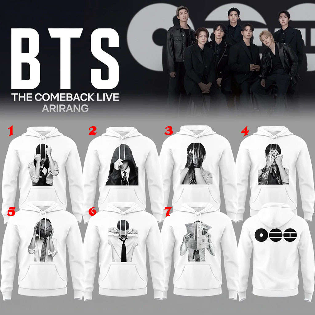 BTS The Comeback Live ARIRANG Hoodie BTS Arirang Merch Gifts For Kpop Fans