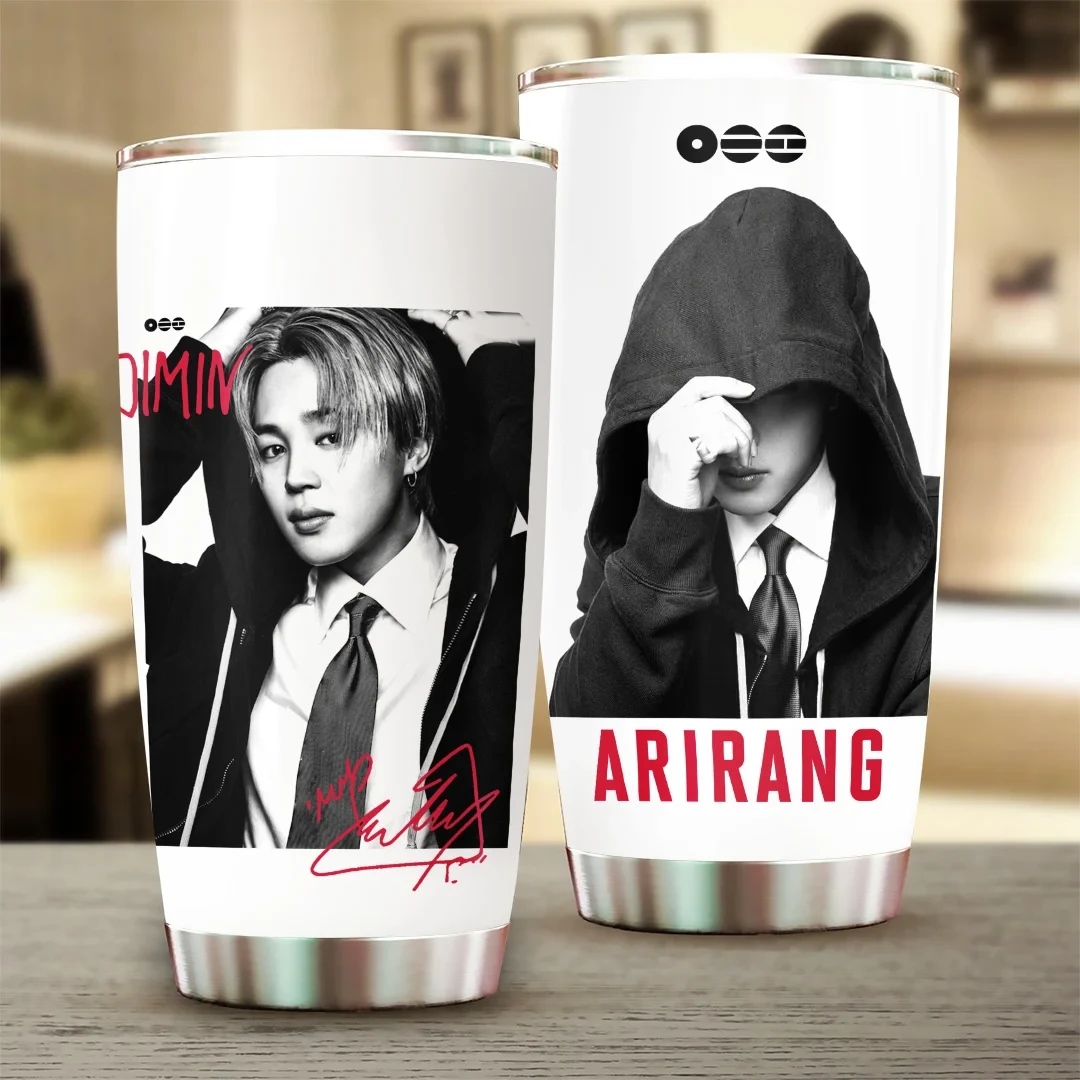 BTS World Tour 2026 x Jimin Tumbler BTS Arirang Merch Best Gifts For Kpop Fans
