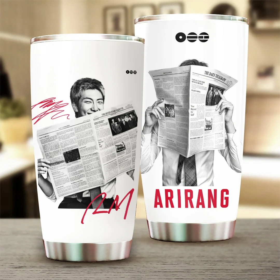 BTS World Tour 2026 x RM Tumbler BTS Arirang Merch Gift Ideas For Kpop Fans