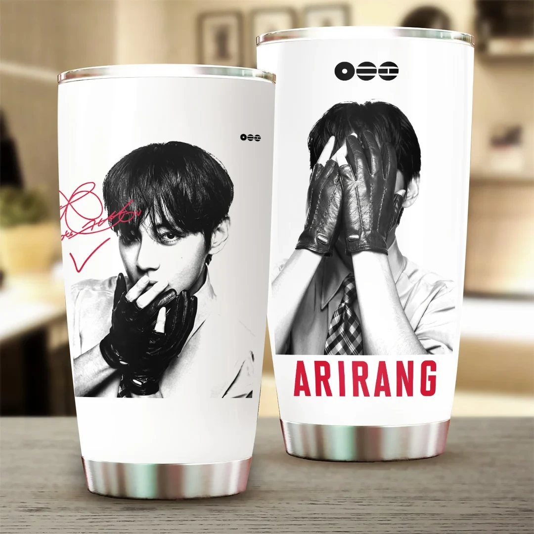 BTS World Tour 2026 x V Tumbler BTS Arirang Merch KPop Gift For V Fans