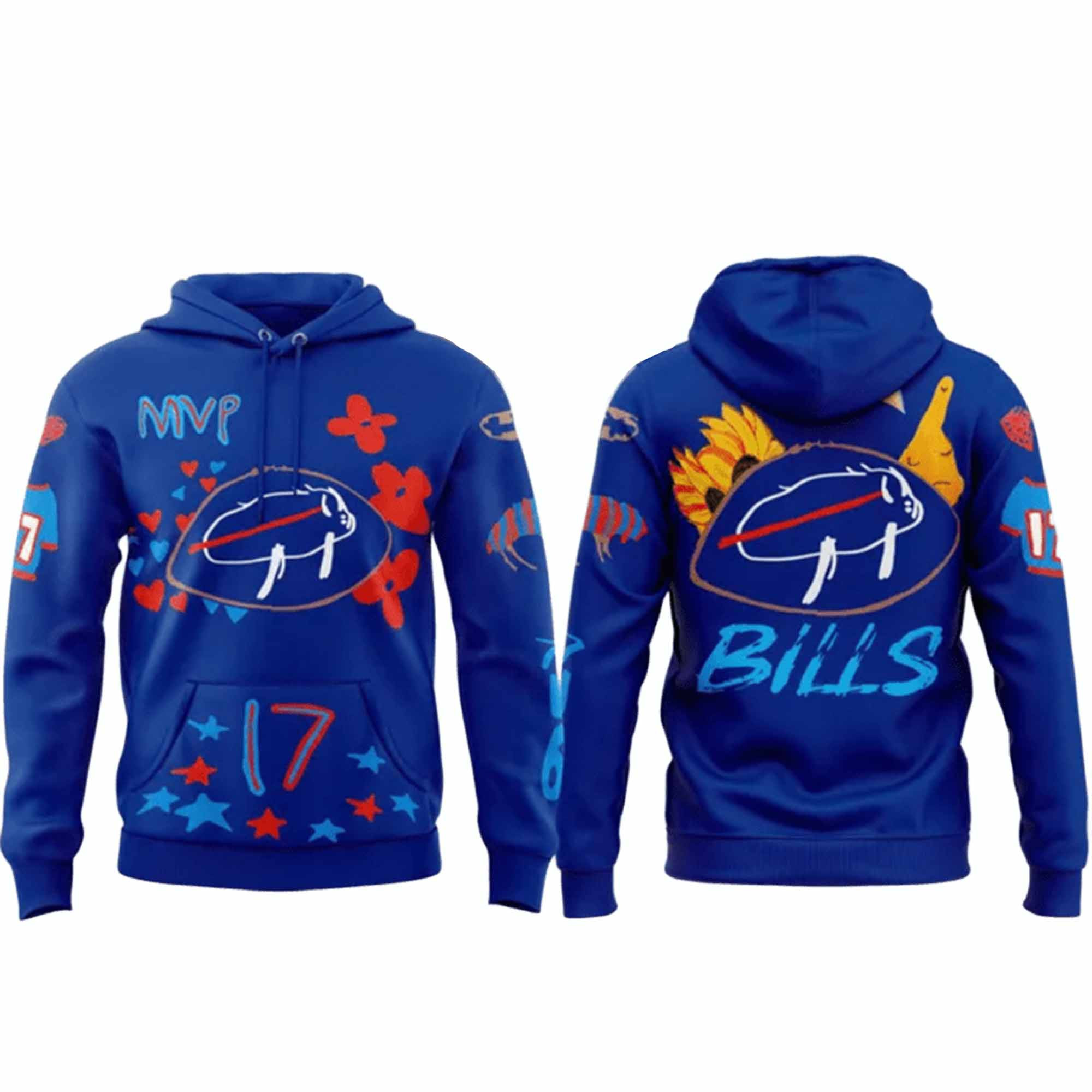 Buffalo Bills 2026 Billustration Hoodie