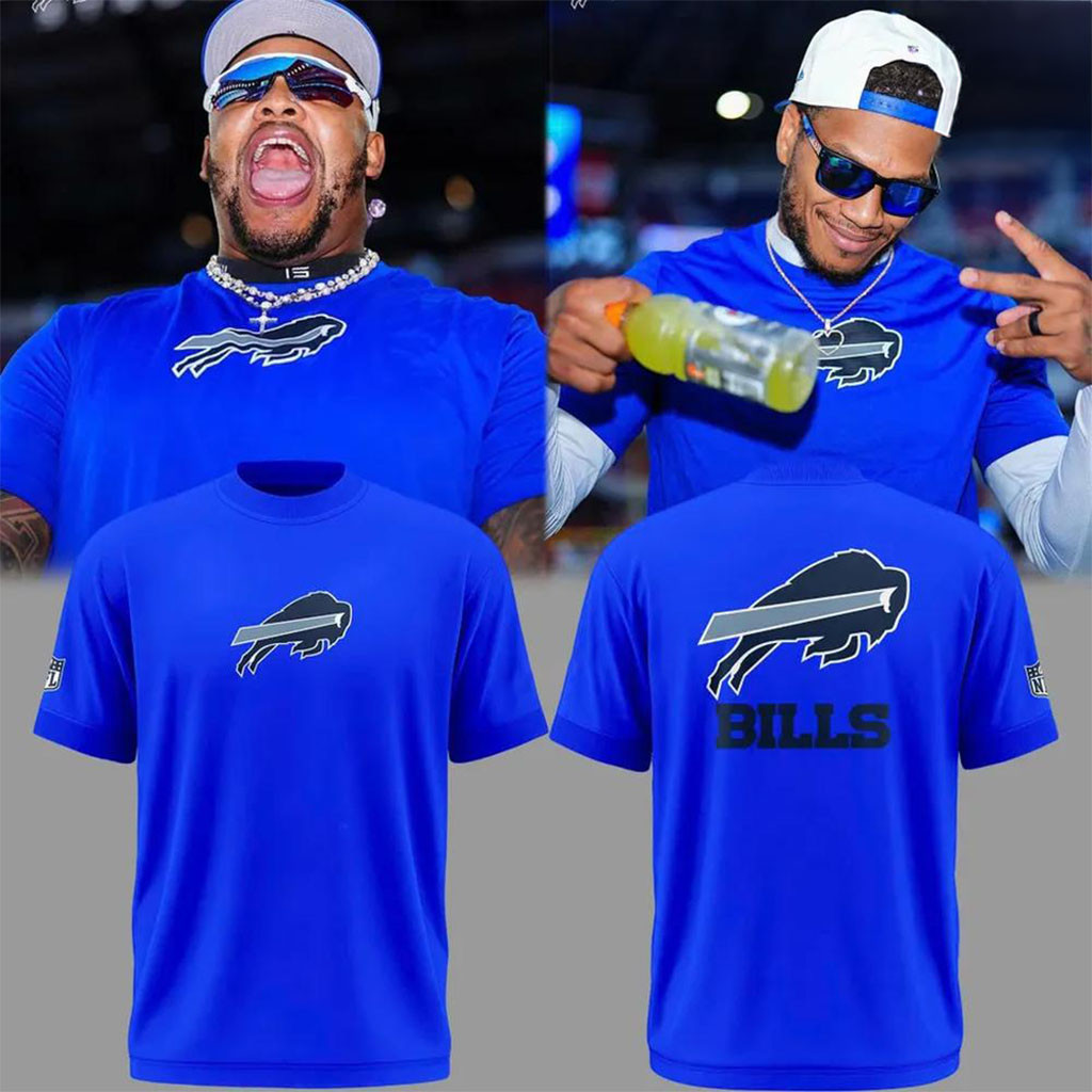Buffalo Bills 2026 Logo Royal Blue Football Graphic T-Shirt Bills Merch Gifts For Football Fan Buffalo Bills 2026 Logo Royal Blue Football Graphic T-Shirt Bills Merch Gifts For Football Fan