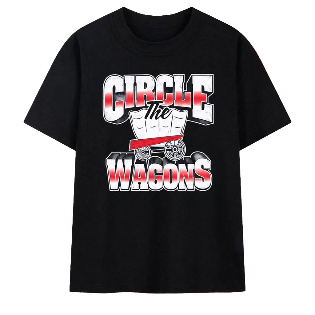 Buffalo Bills Circle The Wagons Graphic T-Shirt Game Day Outfits Buffalo Bills Merch Gifts