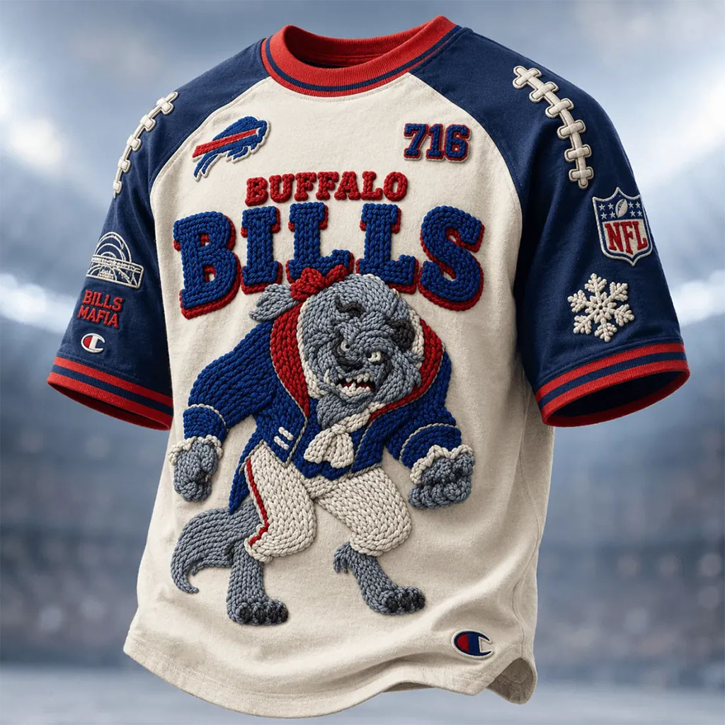 Buffalo Bills Football Mascot Shirt Bills Merch Gifts For Football Fan