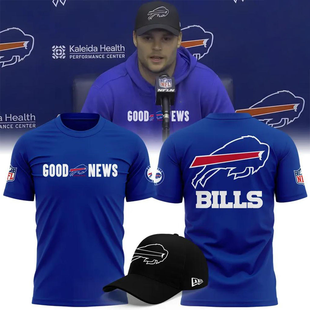 Buffalo Bills Good News T-Shirt Game Day Shirts Buffalo Bills Merch Football Present Ideas