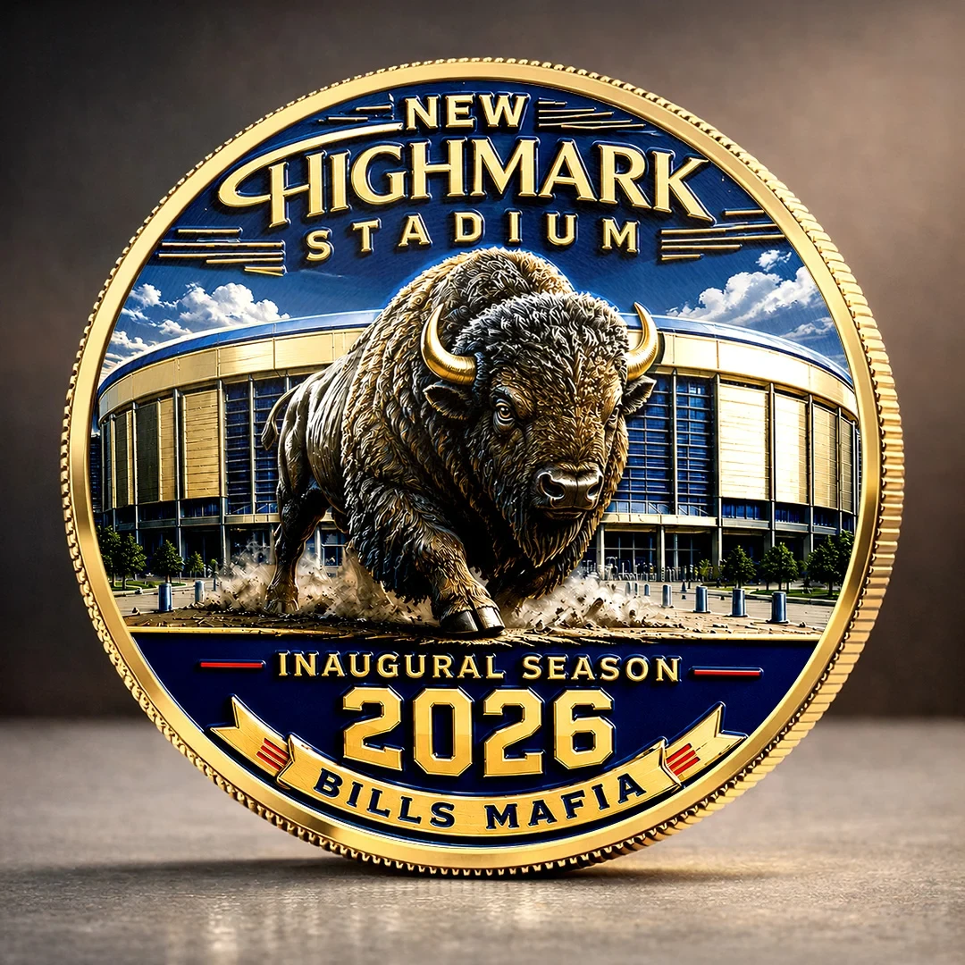Buffalo Bills Inaugural Season 2026 Commemorative Coin Bills Mafia Coin Buffalo Bills Merch