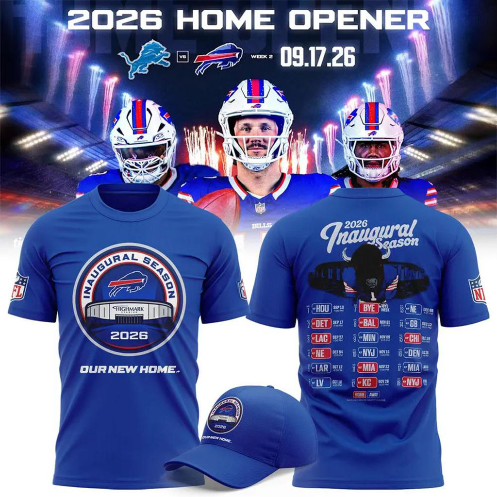 Buffalo Bills Inaugural Season 2026 New Highmark Stadium T-Shirt Buffalo Football Merch Gifts Buffalo Bills Inaugural Season 2026 New Highmark Stadium T-Shirt Buffalo Football Merch Gifts