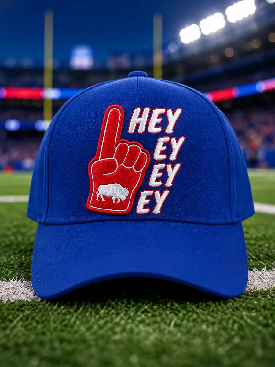 Buffalo Bills Merch Hey Ey Ey Ey Hat Football Game Day Cap Best Gift For Bills Fan