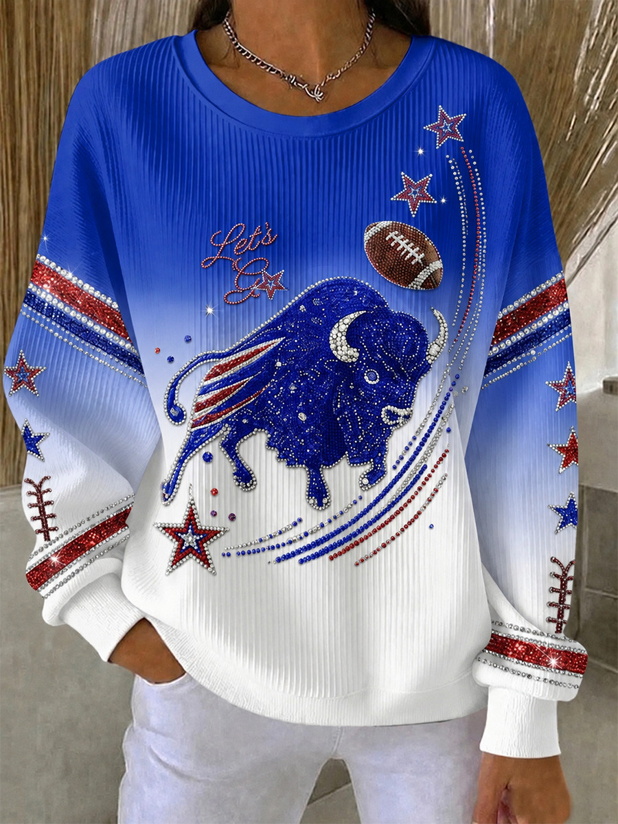 Buffalo Bills Merch Let's Go Buffalo Football Sweatshirt Game Day Apparel Gift For Fans Buffalo Bills Merch Let's Go Buffalo Football Sweatshirt Game Day Apparel Gift For Fans