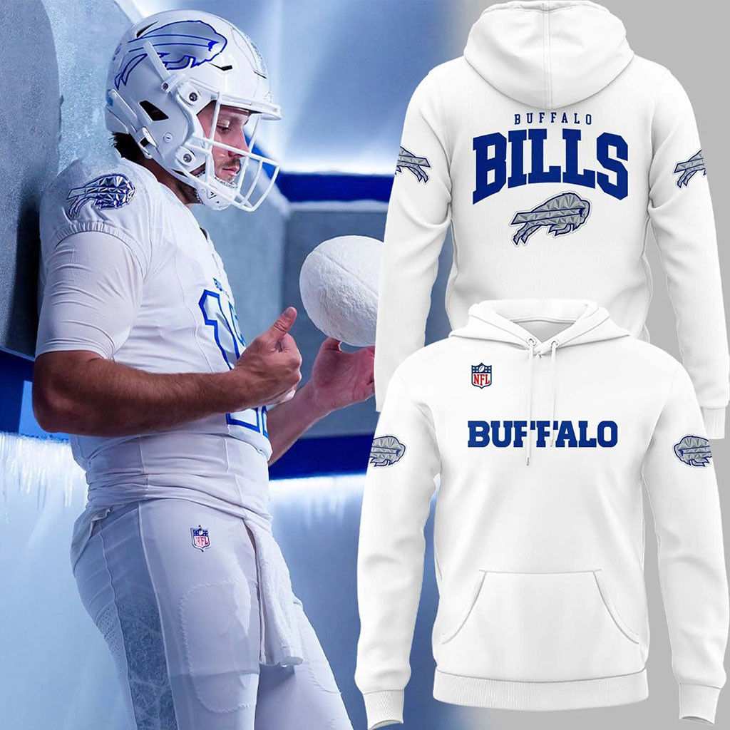 Buffalo Bills Mold Front Uniforms Hoodie Bills Merch Best Gifts For Football Fans