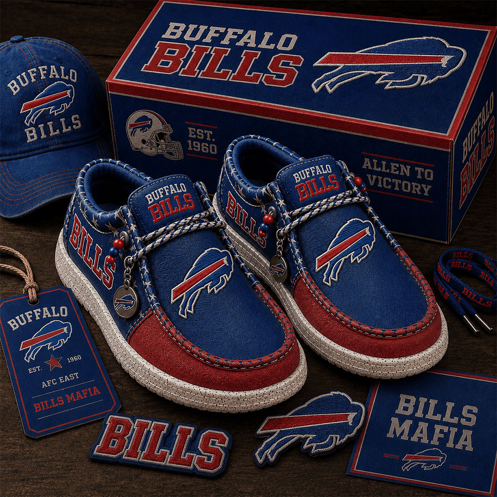 Buffalo Bills Shoes Bills Mafia Loafers Buffalo Bills Merch Game Day Gift For Football Lovers