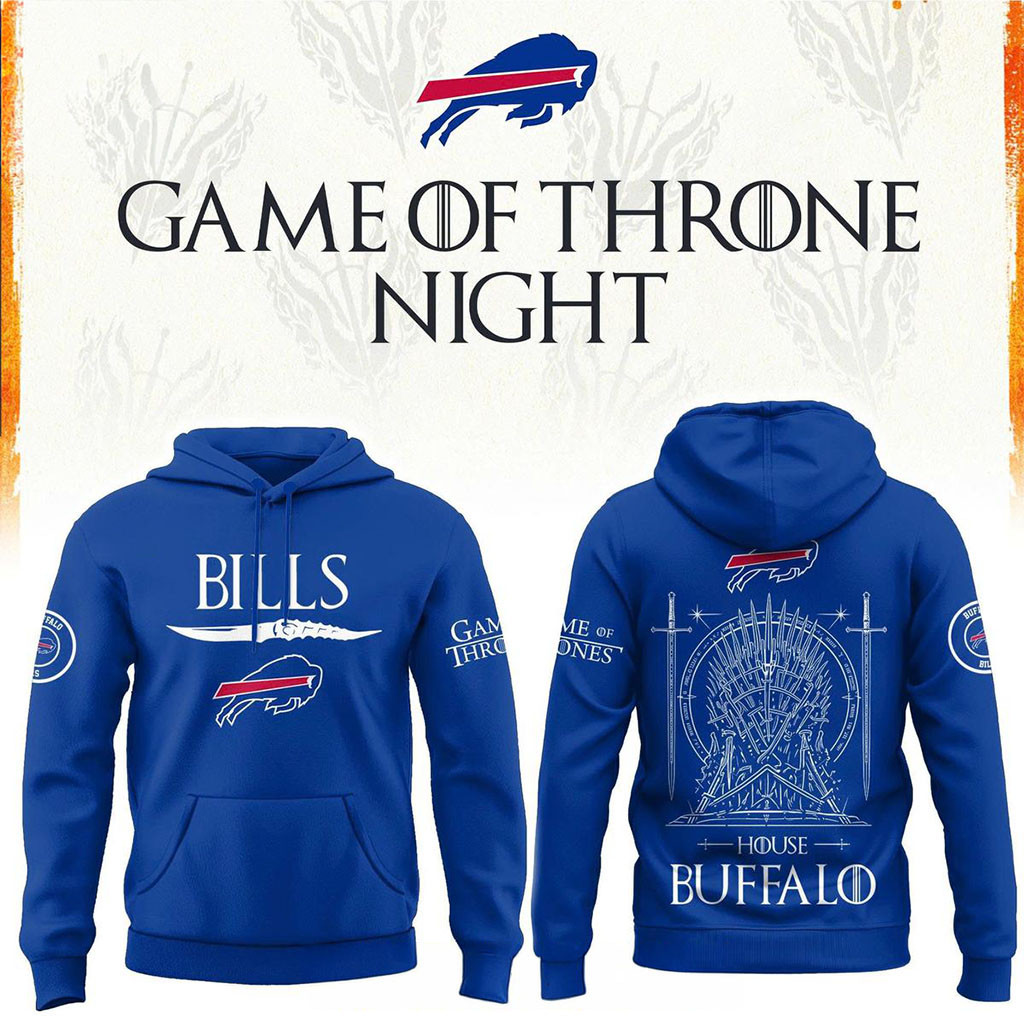 Buffalo Bills X Game Of Thrones 2026 House Of The Dragons Hoodie Buffalo Bills Merch Fan Gifts