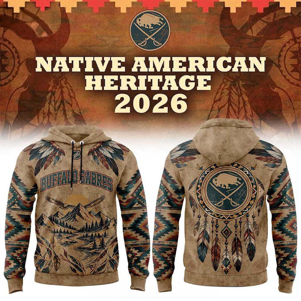 Buffalo Sabres 2026 x Native American Heritage Night Hoodie Buffalo Sabres Merch Gifts For Fan