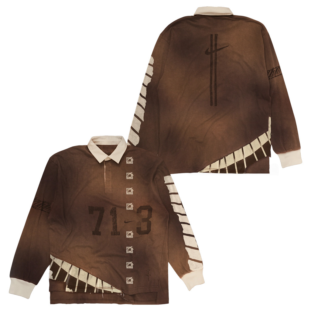 Cactus Jack Travis Scott Merch 2026 CJ 713 Long Sleeve Polo Shirt Best Gifts For Brothers