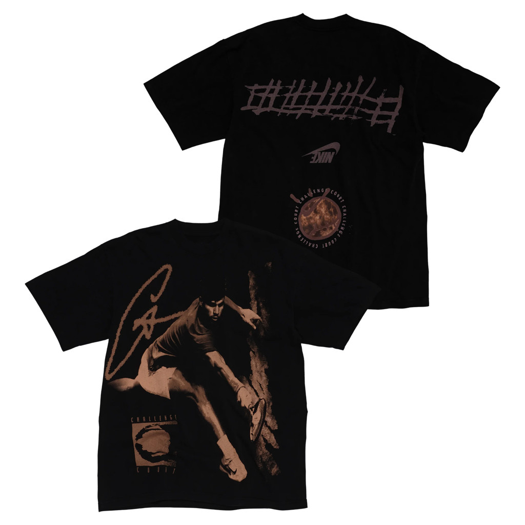 Cactus Jack Travis Scott Merch 2026 CJ X Athletes Series Carlos Alcaraz T-Shirt Black Fan Merch