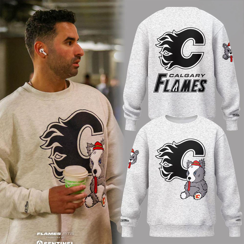 Calgary Flames Harvey The Hound Sweatshirt Calgary Flames Merch Gifts For Hockey Fan Calgary Flames Harvey The Hound Sweatshirt Calgary Flames Merch Gifts For Hockey Fan