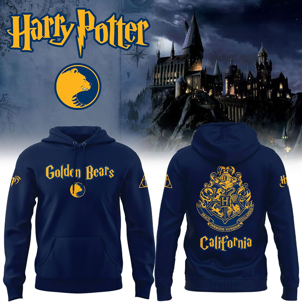 California Golden Bears Harry Potter Hogwarts Football Hoodie California Golden Bears Merch