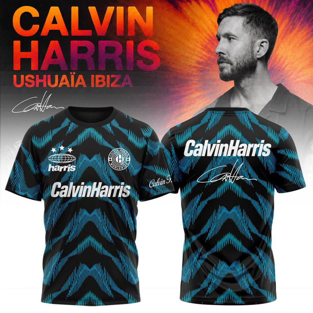 Calvin Harris Ushuaia Ibiza 2026 Signature T-Shirt Calvin Harris Merch Present For Music Fans Calvin Harris Ushuaia Ibiza 2026 Signature T-Shirt Calvin Harris Merch Present For Music Fans